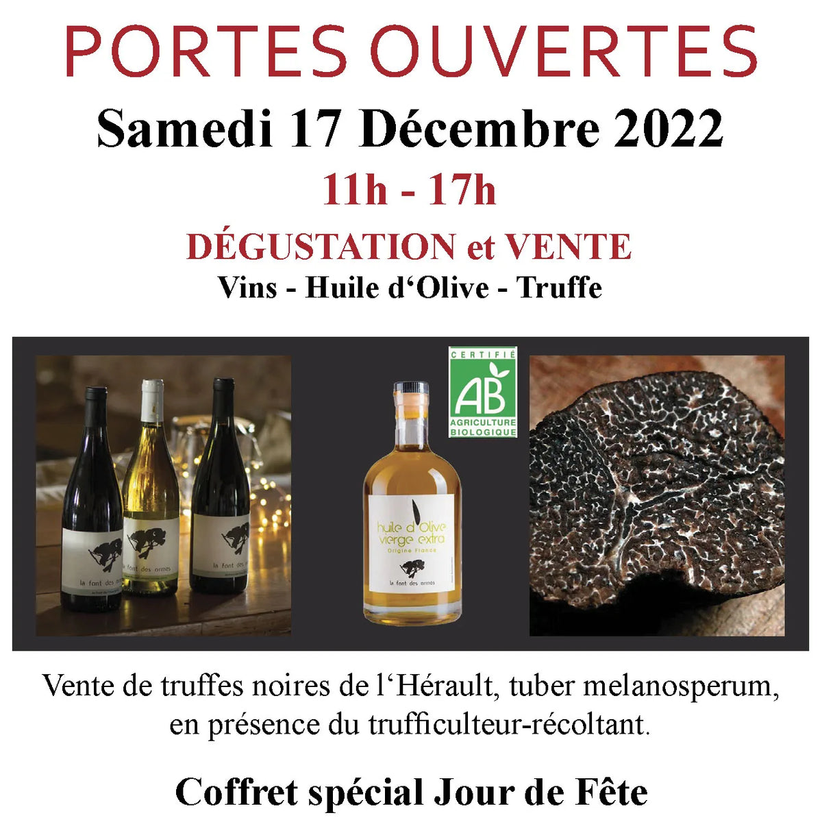 portes ouvertes truffe