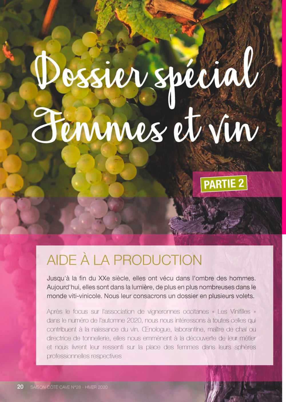 Dossier Spécial Femmes & Vin