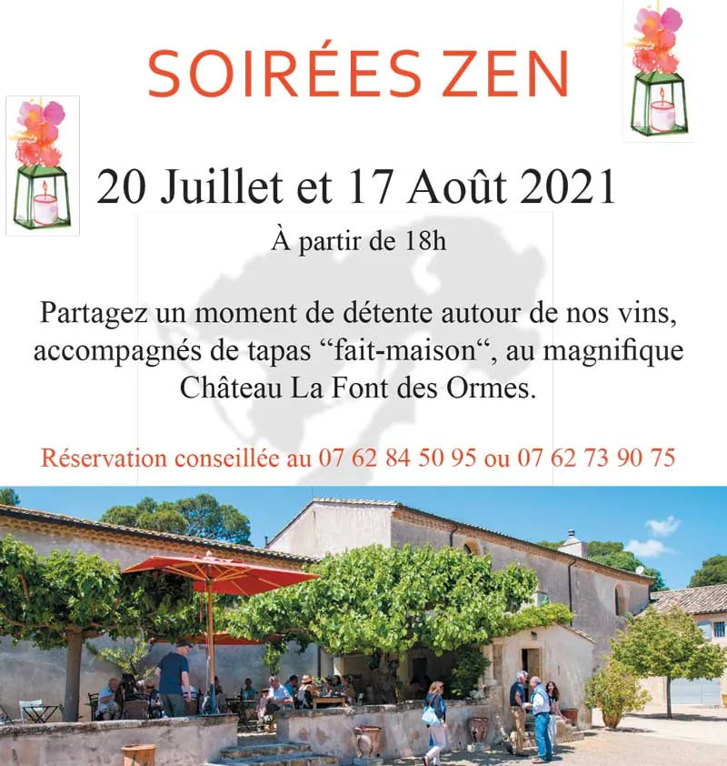 soirées zen font des ormes caux