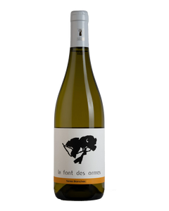 Bouteille de Terres Blanches 2023 sur fond transparent