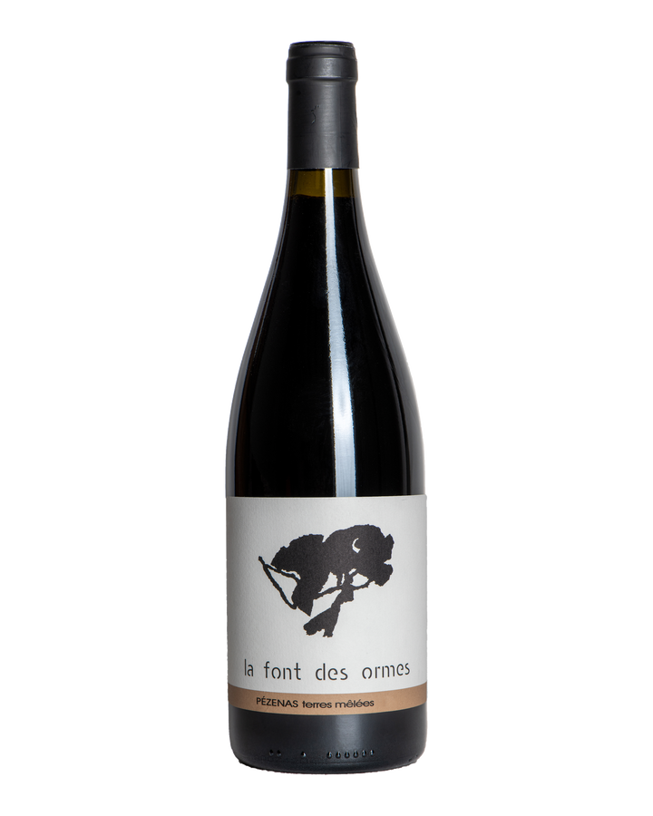 Bouteille de Terres Mêlées 2019, AOP Languedoc Pézenas