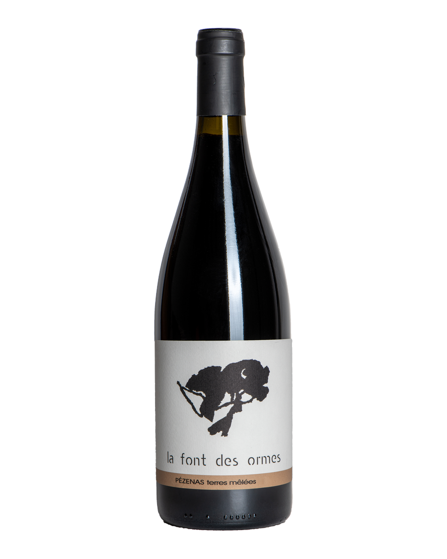 Bouteille de Terres Mêlées 2019, AOP Languedoc Pézenas